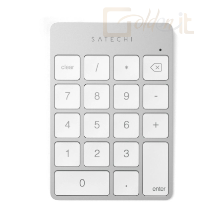 Billentyűzet Satechi Slim Bluetooth Keypad Silver - ST-KSALKPS