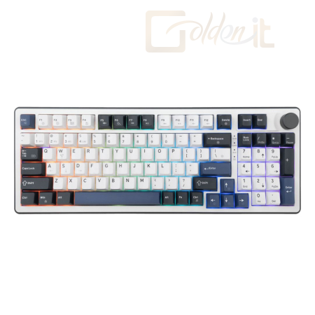 Billentyűzet White Shark Excalibur Gaming Wireless Bluetooth Keyboard White US - GK-007251-W/R-US