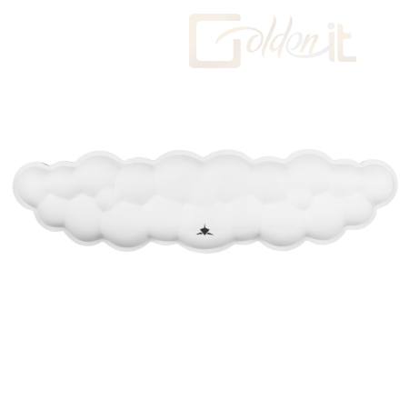 Billentyűzet White Shark Cumulus Keyboard wrist rest White - KP-012W