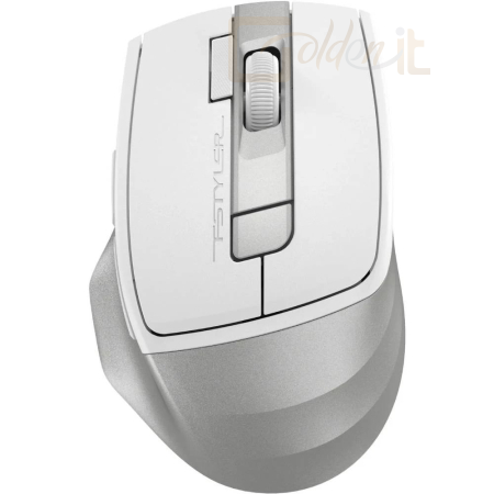 Egér A4-Tech Fstyler FB45CS Air2 Wireless Mouse Silver White - FB45CSAIR2-WH