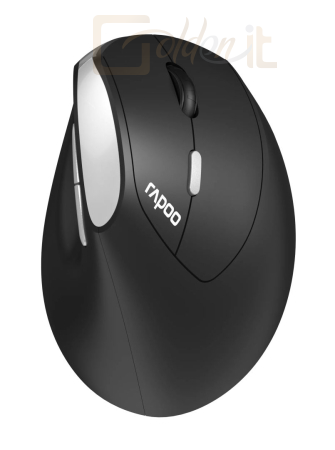 Egér Rapoo EV250 Wireless Ergonomic Mouse Black - R-13531