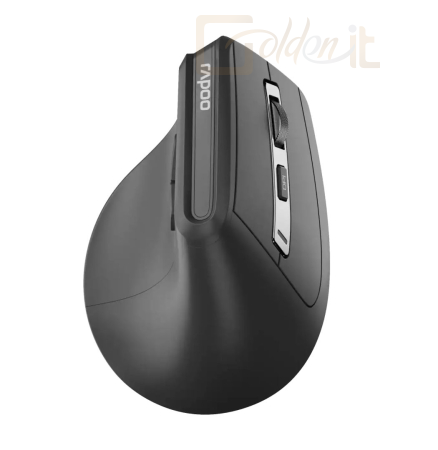 Egér Rapoo EV310M Ergonomic Wireless Bluetooth Mouse Black - R-13049