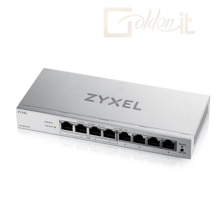 Hálózati eszközök ZyXEL GS1200-8HPv3 8-Port GbE Web Managed Switch - GS1200-8HPV3-EU0101F