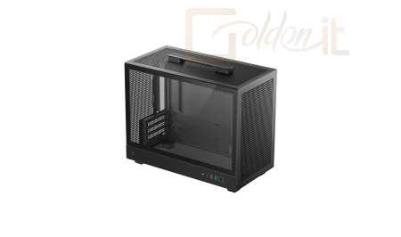 Ház DeepCool CH160 Plus Tempered Glass Black - R-CH160-BKNGM0-G