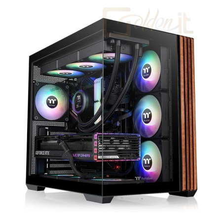 Ház Thermaltake View 380 WS ARGB Tempered Glass Black - CA-1Z2-00M1WN-WS