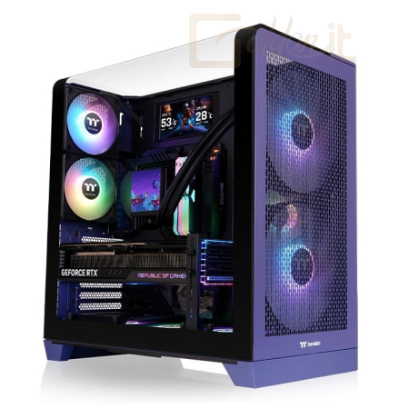 Ház Thermaltake View 390 Air Tempered Glass Future Dusk - CA-11F-00MNWN-00