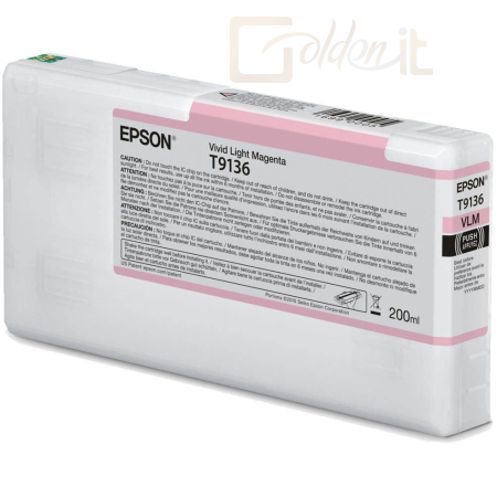 Nyomtató - Tintapatron Pipetto T9136 Magenta tintapatron - C13T91360N