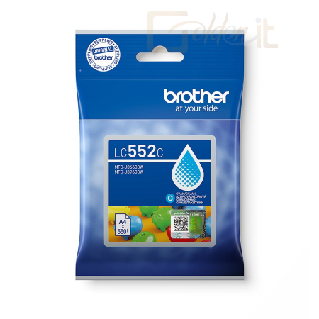 Nyomtató - Tintapatron Brother LC552C Cyan tintapatron - LC552C