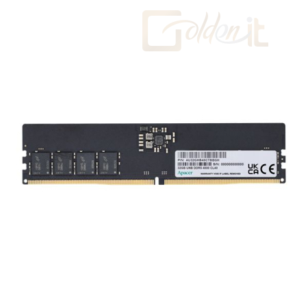 RAM Apacer 8GB DDR5 5600MHz Black - FL.08G2C.RKH