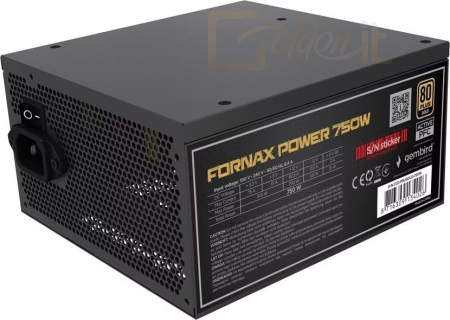 Táp Gembird 750W 80+ Gold CCC-PSUGOLD-750W - CCC-PSUGOLD-750W