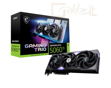 Videókártya Msi RTX5060 TI 8G GAMING TRIO OC - V536-004R