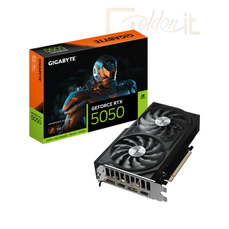 Videókártya Gigabyte RTX5050 WINDFORCE OC V2 8G - GV-N5050WF2OCV2-8GD