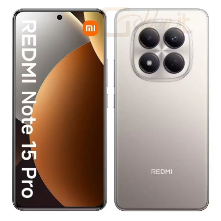 Mobil készülékek Xiaomi Redmi Note 15 Pro 256GB DualSIM Titanium - MZB0MGWEU