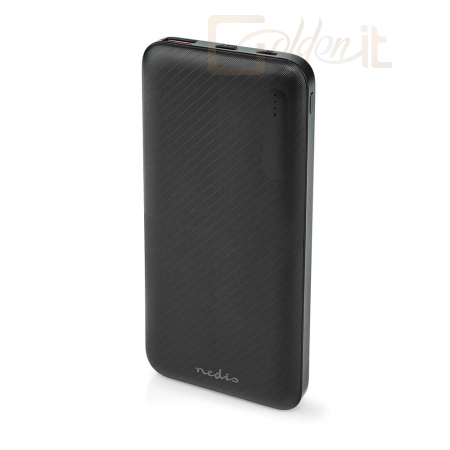 Powerbank vésztöltők Nedis UPBKPD10000BK 10000mAh Powerbank Black - UPBKPD10000BK