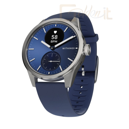 Okosóra Withings Scanwatch 2 42mm Stainless steel Blue - HWA10- MODEL 12-ALL-INT