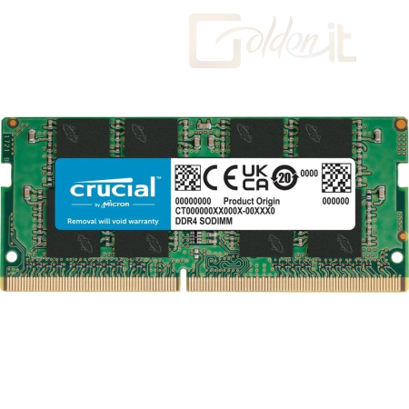 RAM - Notebook Crucial 8GB DDR4 3200MHz - CB8GS3200