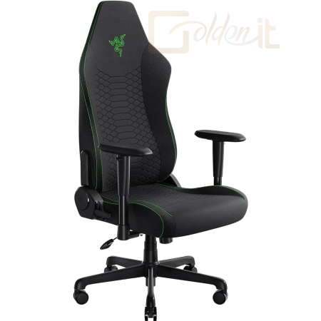 Gamer szék Razer Iskur V2 X Fabric Gaming Chair Black/Green - RZ38-05310100-R3G1