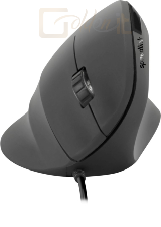 Egér Speedlink Piavo Ergonomic Vertical Mouse Black - SL-610019-RRBK