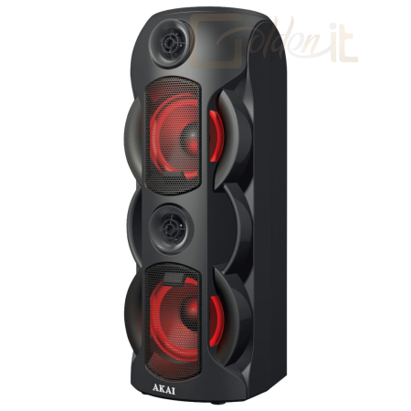 Hangfal Akai 2.0 Portable Bluetooth Speaker 60W Black - PARTY SPEAKER 370