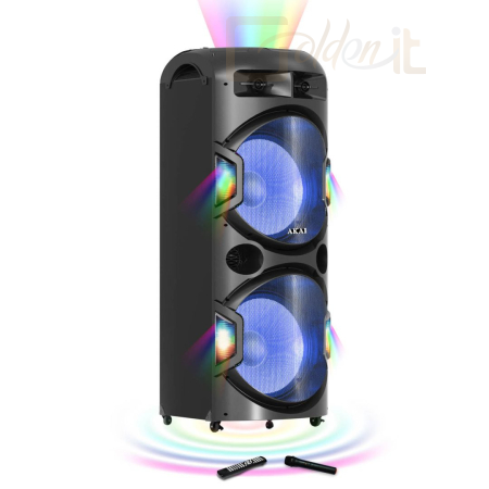 Hangfal Akai 2.0 Bluetooth Speaker 350W Black - DJ-Y5L