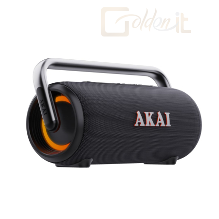 Hangfal Akai 1.0 Waterproof Portable Bluetooth Speaker 60W Black - ABTSW-75