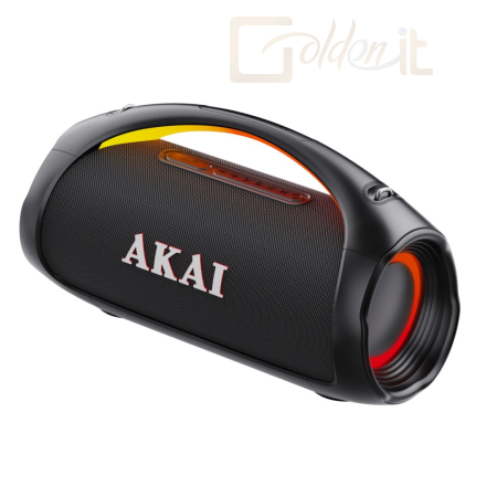 Hangfal Akai 1.0 Waterproof Portable Bluetooth Speaker 110W Black - WAVESTORMER