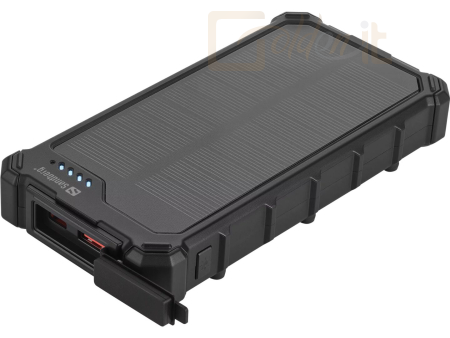 Powerbank vésztöltők Sandberg Solar CampLED 10000mAh Powerbank Black - 421-23