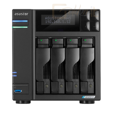 NAS szerver Asustor NAS AS6704T V2 (4GB) (4xHDD + 4xM.2 SSD) - AS6704T V2