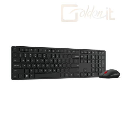 Billentyűzet Lenovo Pro 6000 Wireless Bluetooth Multi-Mode Combo Keyboard and Mouse Black HU - 4X31S04828