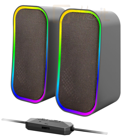 Hangfal Speedlink Token RGB Gaming Speaker Black - SL-810008-BK