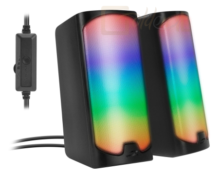 Hangfal Speedlink Tonos RGB Gaming Speaker Black - SL-810009-BK