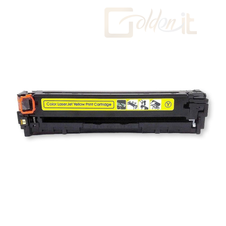 Nyomtató - Tintapatron WHITE BOX HP CB542A/CE322A/CF212A Yellow utángyártott toner - HPCB542AFUWBT