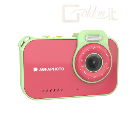 Kompakt Agfaphoto Video Camera Realikids Cam Waterproof 2 Red/Green - ARKCW2RD