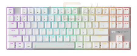 Billentyűzet Cherry XTRFY MX 8.2 Pro TMR Gaming Wireless Keyboard White US - G8E-3885HACAUS-0