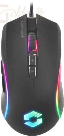Egér Speedlink ZAVOS RGB Gaming Mouse Rubber-Black - SL-680022-RRBK