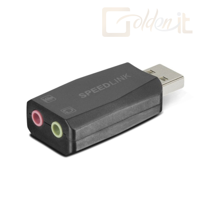 Hangkártya Speedlink Speedlink VIGO USB Sound Card black - SL-8850-BK-01