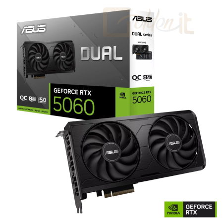 Videókártya Asus DUAL-RTX5060-O8G-EVO - DUAL-RTX5060-O8G-EVO