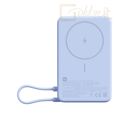 Powerbank vésztöltők Xiaomi Magnetic 10000mAh PowerBank with Built-in Stand Blue - BHR08PCGL
