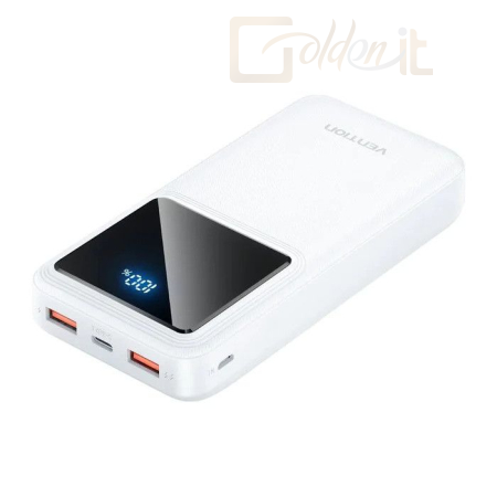 Powerbank vésztöltők Vention 10000mAh PowerBank White - FHKW0