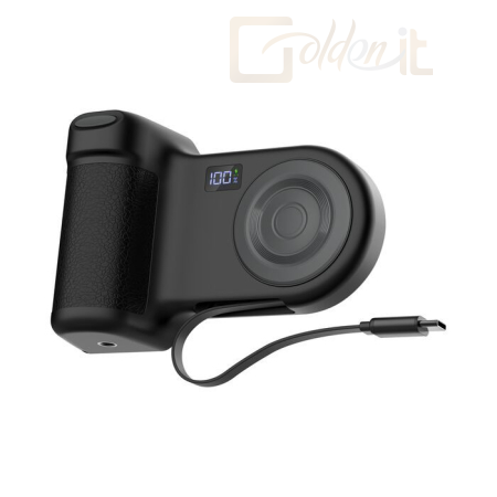 Powerbank vésztöltők Belkin Stage PowerGrip Magnetic Charging Camera Grip with 9300mAh PowerBank Charcoal - CTA006HQGY