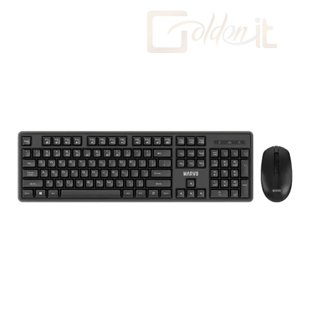 Billentyűzet Marvo WS005 Wireless Keyboard Combo Black HU - WS005 HU BK