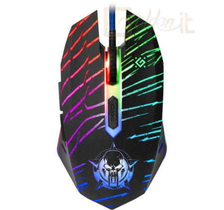 Egér Defender GM-590L Gaming Mouse Black - GM-590L