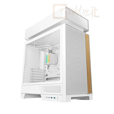 Ház DeepCool CL6600 Tempered Glass White - R-CL6600-WHNNA0-G