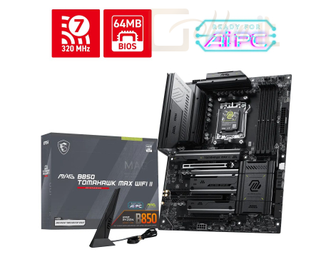 Alaplapok Msi MAG B850 TOMAHAWK MAX WIFI II - MAG B850 TOMAHAWK MAX WIFI II