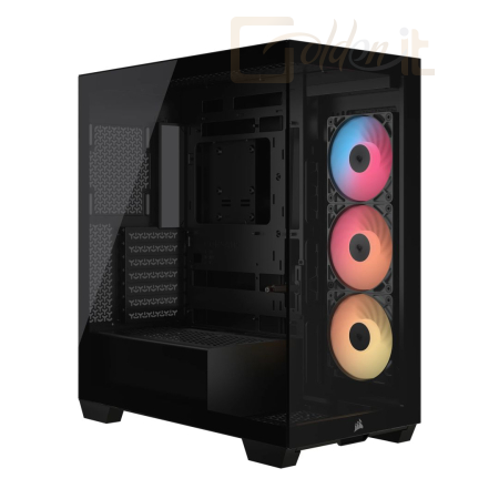 Ház Corsair 3500X RS-R ARGB Tempered Glass Black - CC-9011322-WW