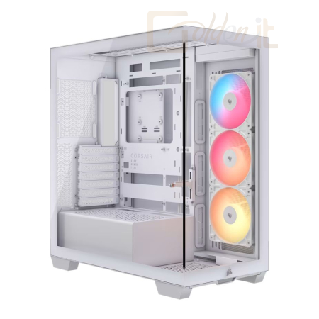 Ház Corsair 3500X RS-R ARGB Tempered Glass White - CC-9011323-WW