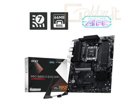 Alaplapok Msi PRO B850-S EVO WIFI - PRO B850-S EVO WIFI