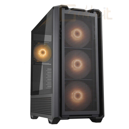 Ház Cougar MX600 RGB Tempered Glass Black - CGR-57C9B-RGB