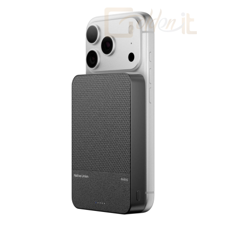 Powerbank vésztöltők Native Union (Re)Classic Magnetic Power Bank 10000mAh Black - PB-10KMS-BLK
