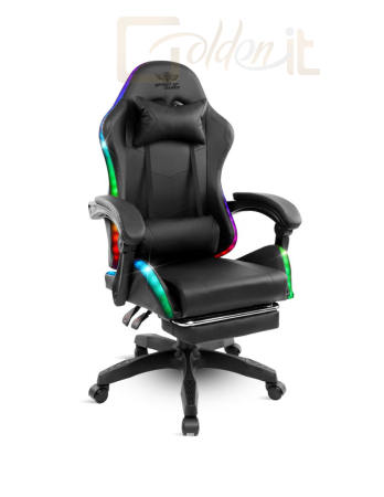 Gamer szék Spirit Of Gamer Sirius RGB Gaming Chair Black - SOG-GCSRG